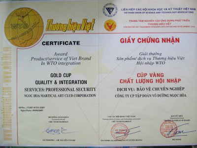 Cúp vàng chất lượng hội nhập